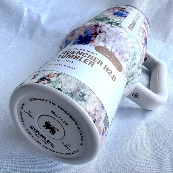 🎉HP! STANLEY x CALIA ✨NWT✨ 40 oz Quencher FlowState Tumbler - Ltd Ed Olive Eden - Picture 8 of 10
